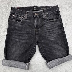 7 For All Mankind Women's Slimmy‎ Shorts Size 33 (Actual 32in. x 14in.) Stretch